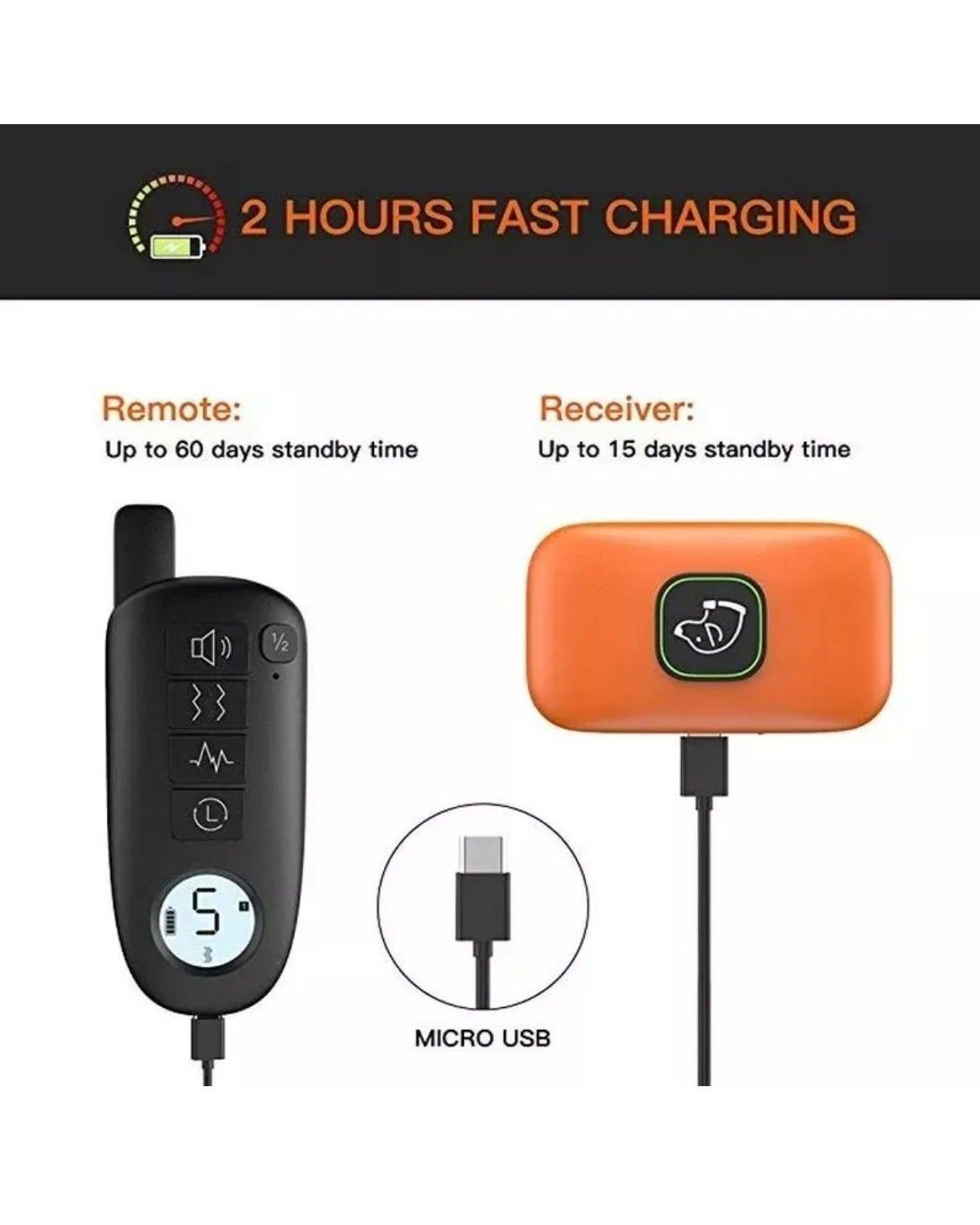 Collar Adiestramiento Para Perros, 3 Modos Collar Eléctrico-3