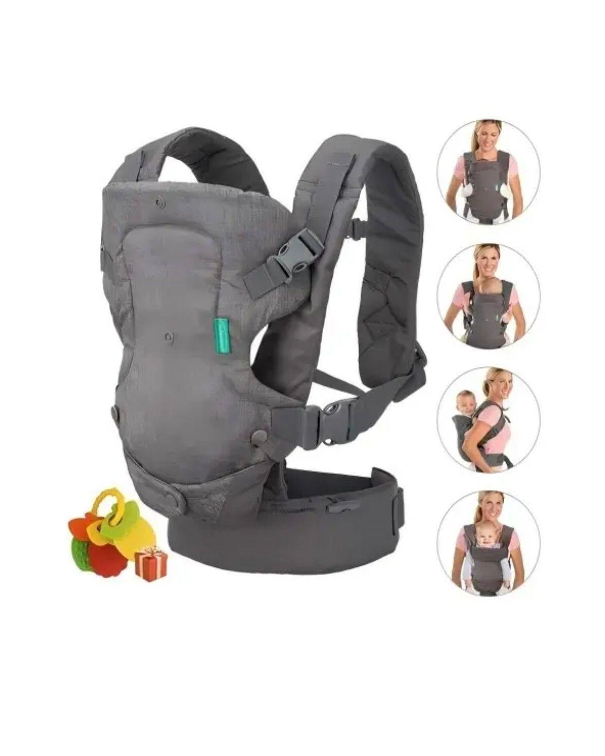 Ergonómico 4 En 1 Doble Hombro Multifuncional Portabebés-3