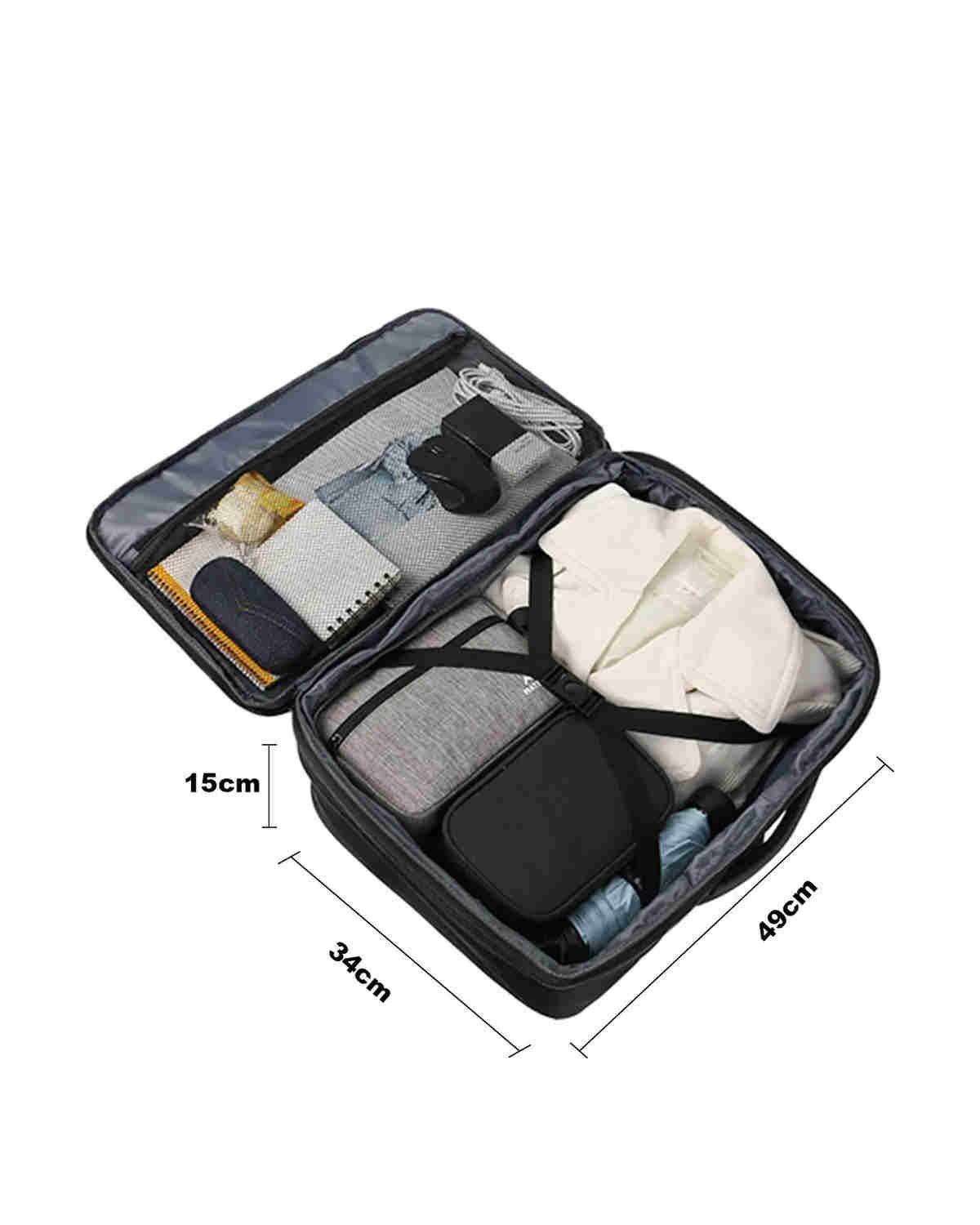 Mochila De Viaje Impermeable Expandible Antirrobo Grande Equipaje De Mano De 10 Kg-1