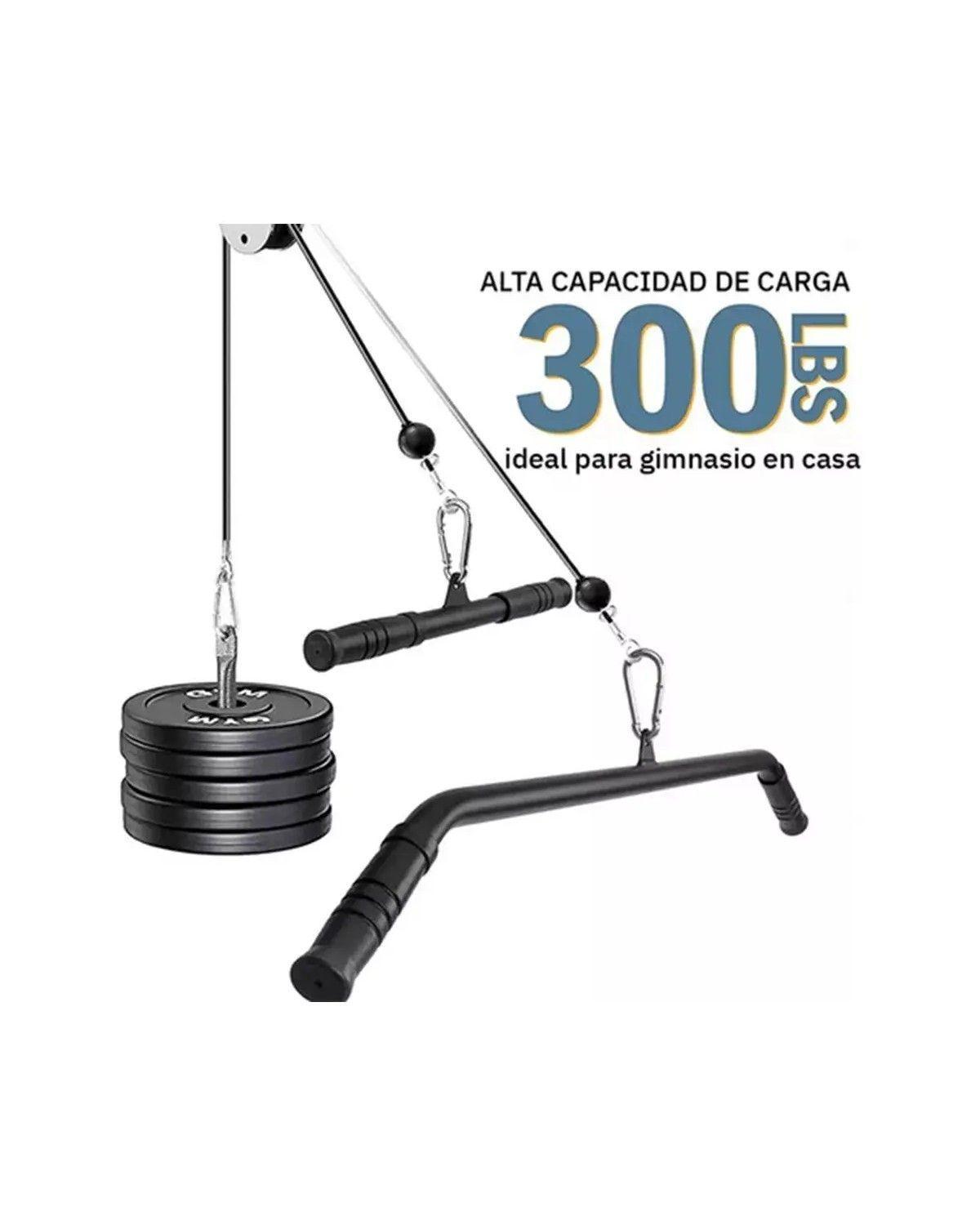 Maneral Agarradera Barra Recta Giratoria Polea Gym 1m-2