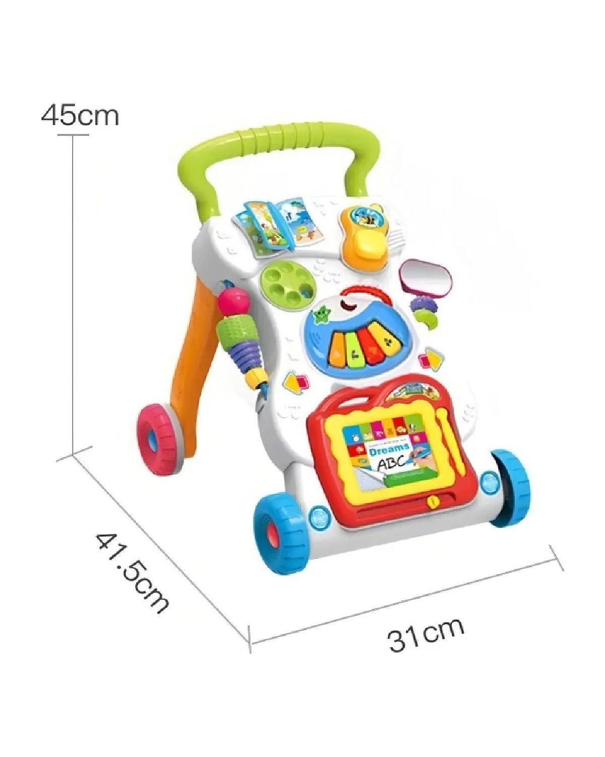 Caminador Para Bebe Musical Educativo Juguete Multifuncional Multicolor-1