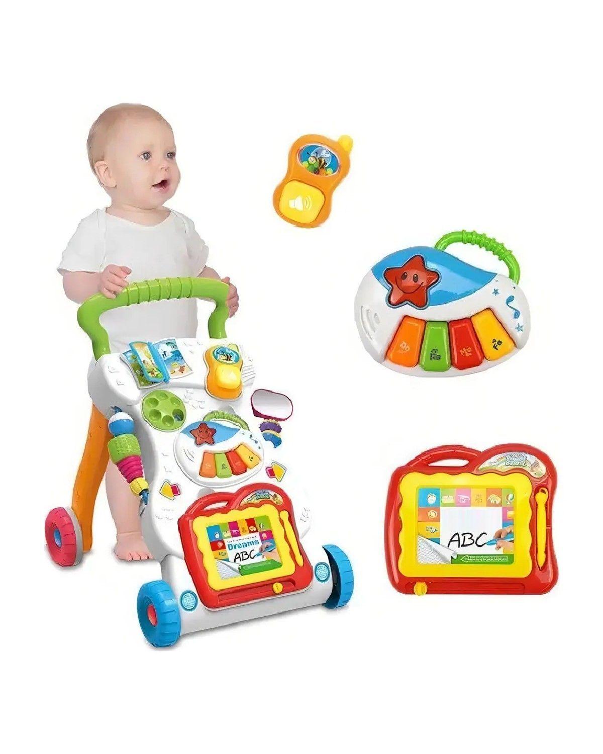 Caminador Para Bebe Musical Educativo Juguete Multifuncional Multicolor-3