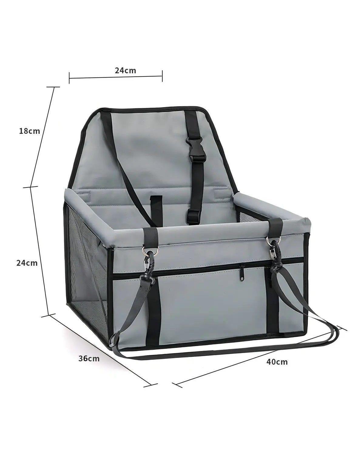 Asiento de Auto para Mascotas Perros y Gatos Plegable Impermeable-2