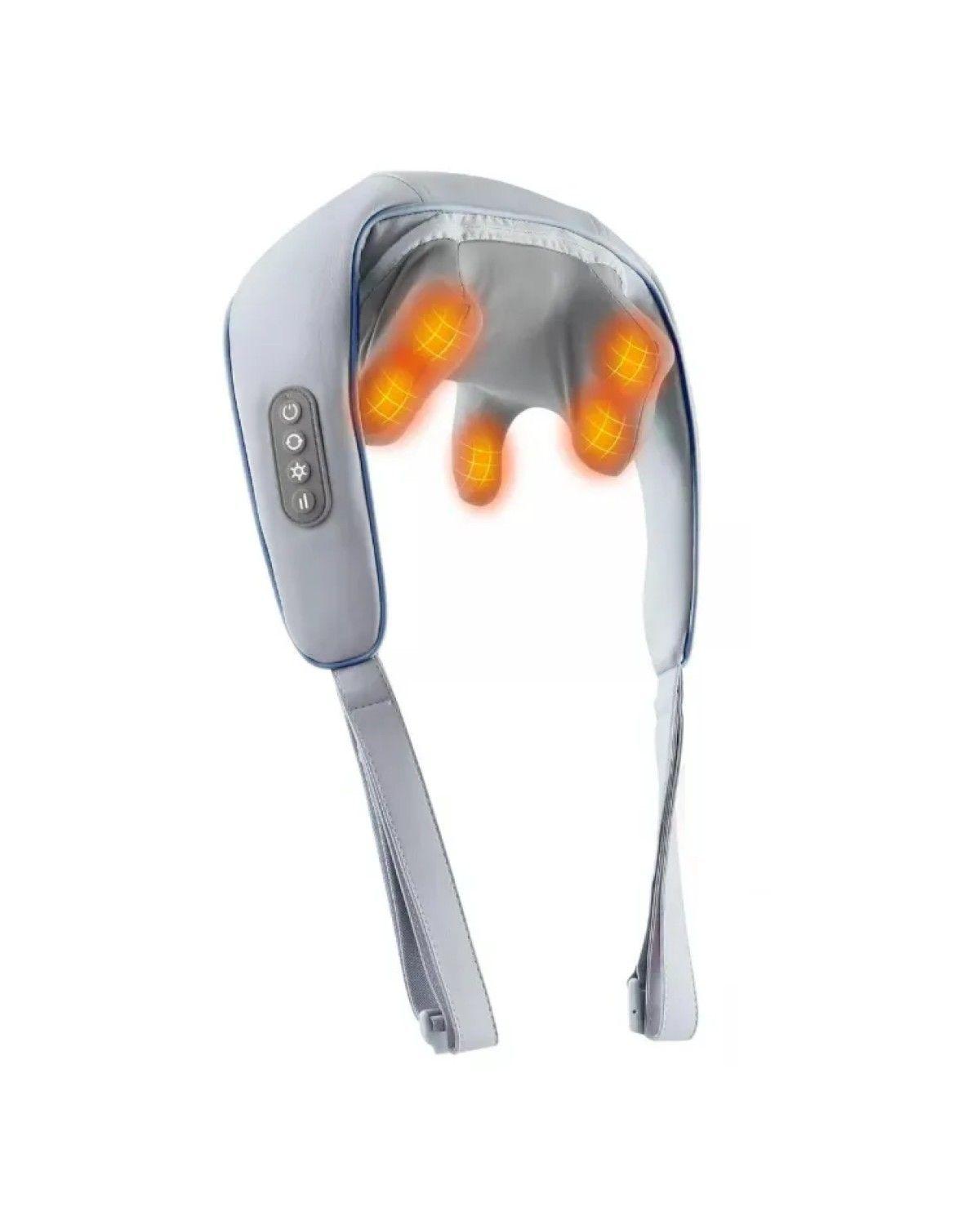 Masajeador Inalámbrico Muscular para Cuello Cervical Hombros-0
