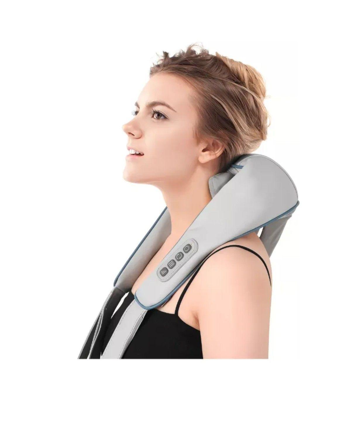 Masajeador Inalámbrico Muscular para Cuello Cervical Hombros-2