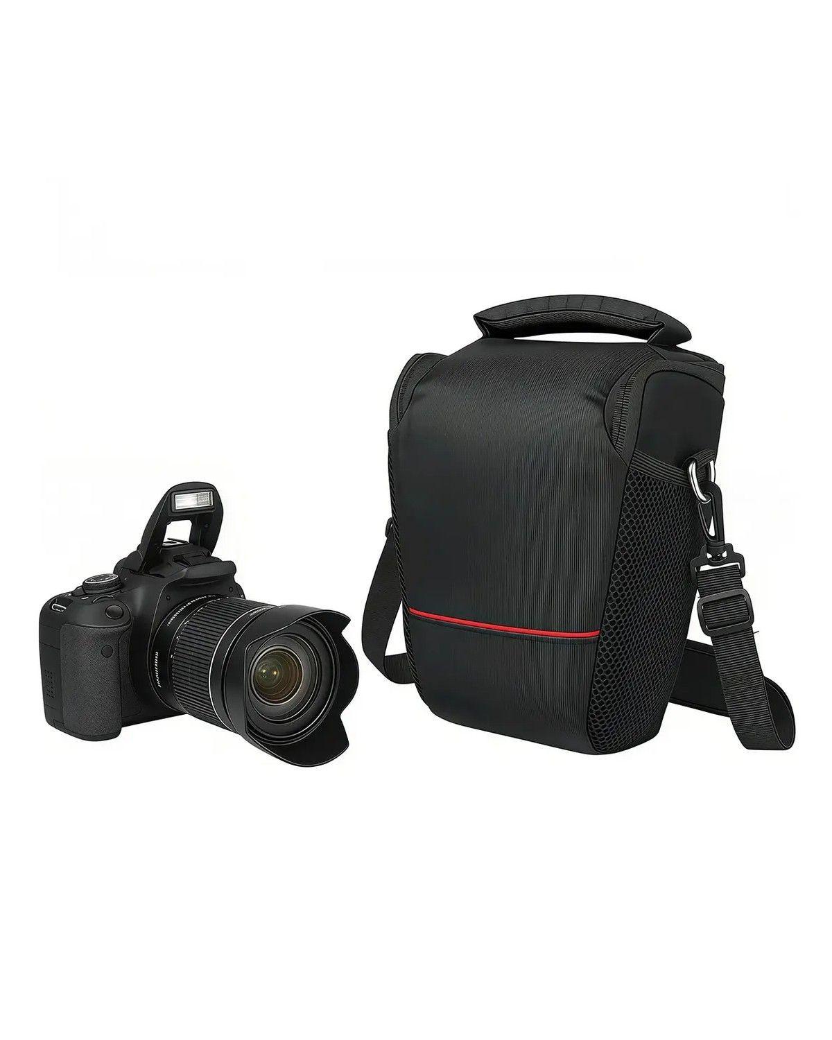 Bolso Cámara Fotográfica Y Lente Dslr Antigolpes Impermeable-0