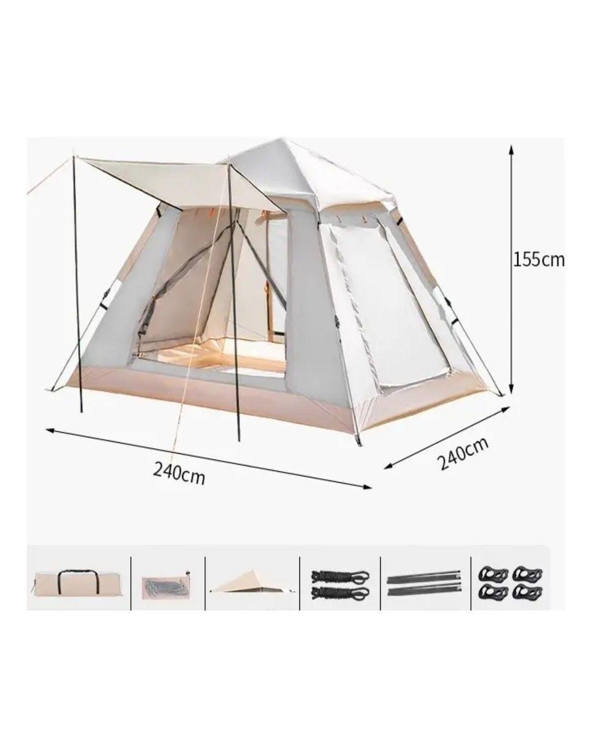 Tienda Campaña Casa Camping Acampar Alta Capacidad 240*240cm-1
