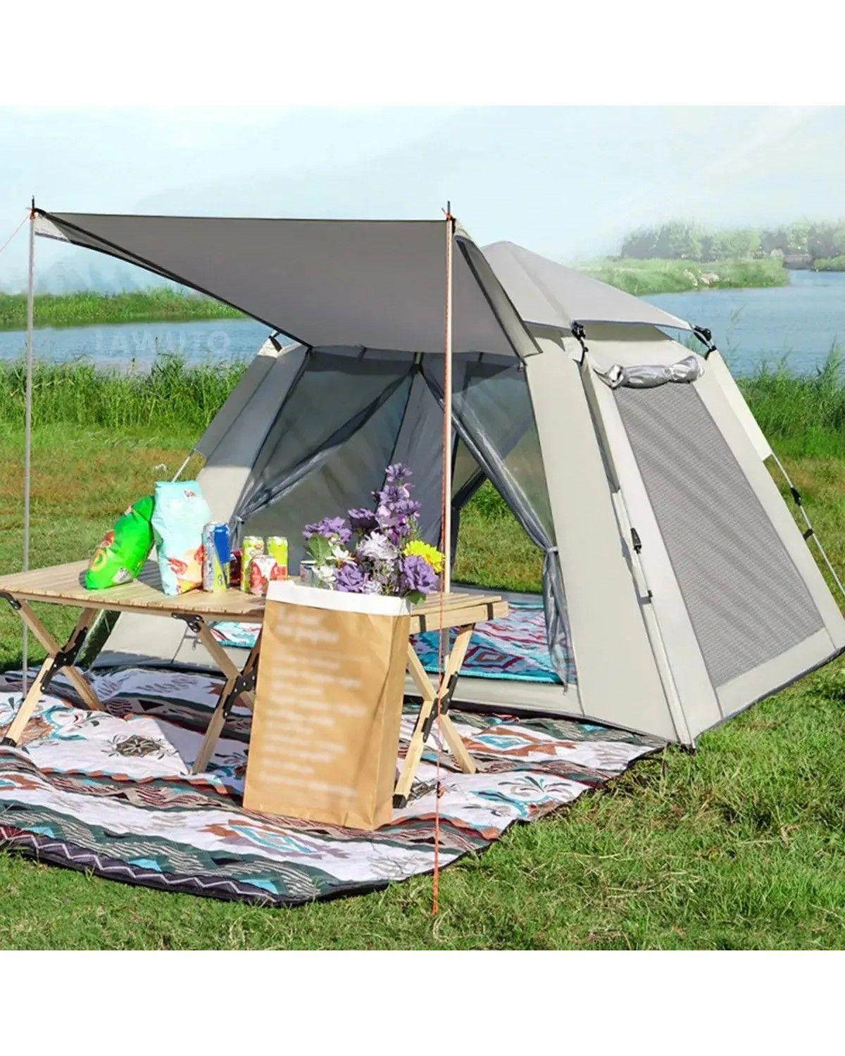 Tienda Campaña Casa Camping Acampar Alta Capacidad 240*240cm-2
