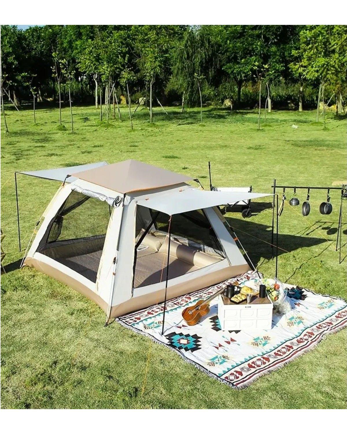 Tienda Campaña Casa Camping Acampar Alta Capacidad 240*240cm-4
