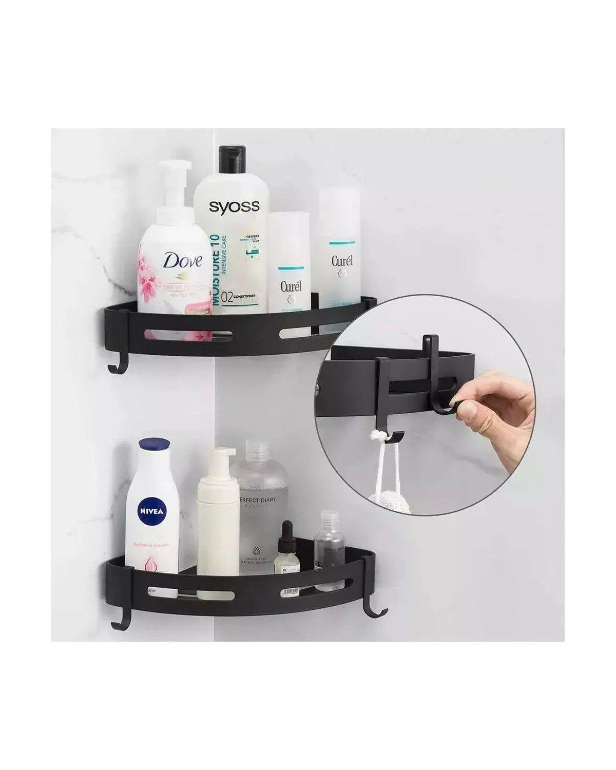 Organizadores Para Duchas Repisa Accesorios Para Baño 3pcs Negro-4