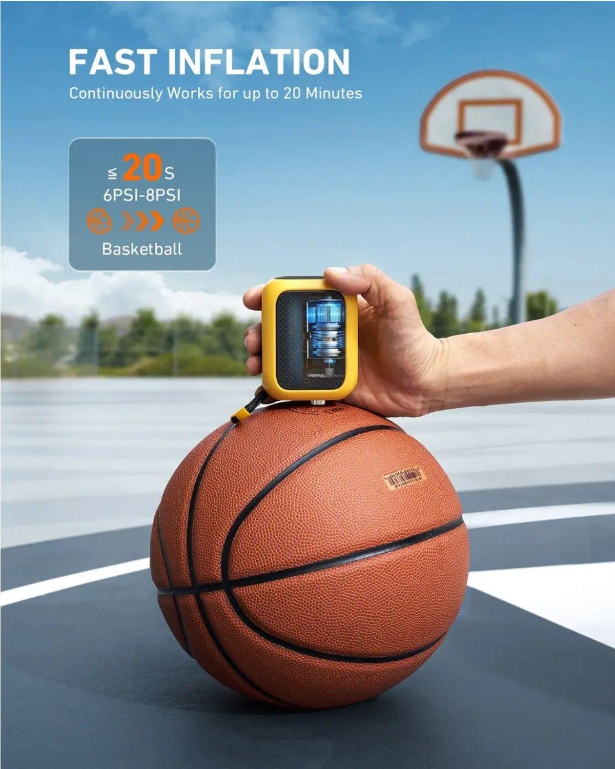 Bomba De Balón Eléctrica Portátil Con Pantalla Lcd Digital-2