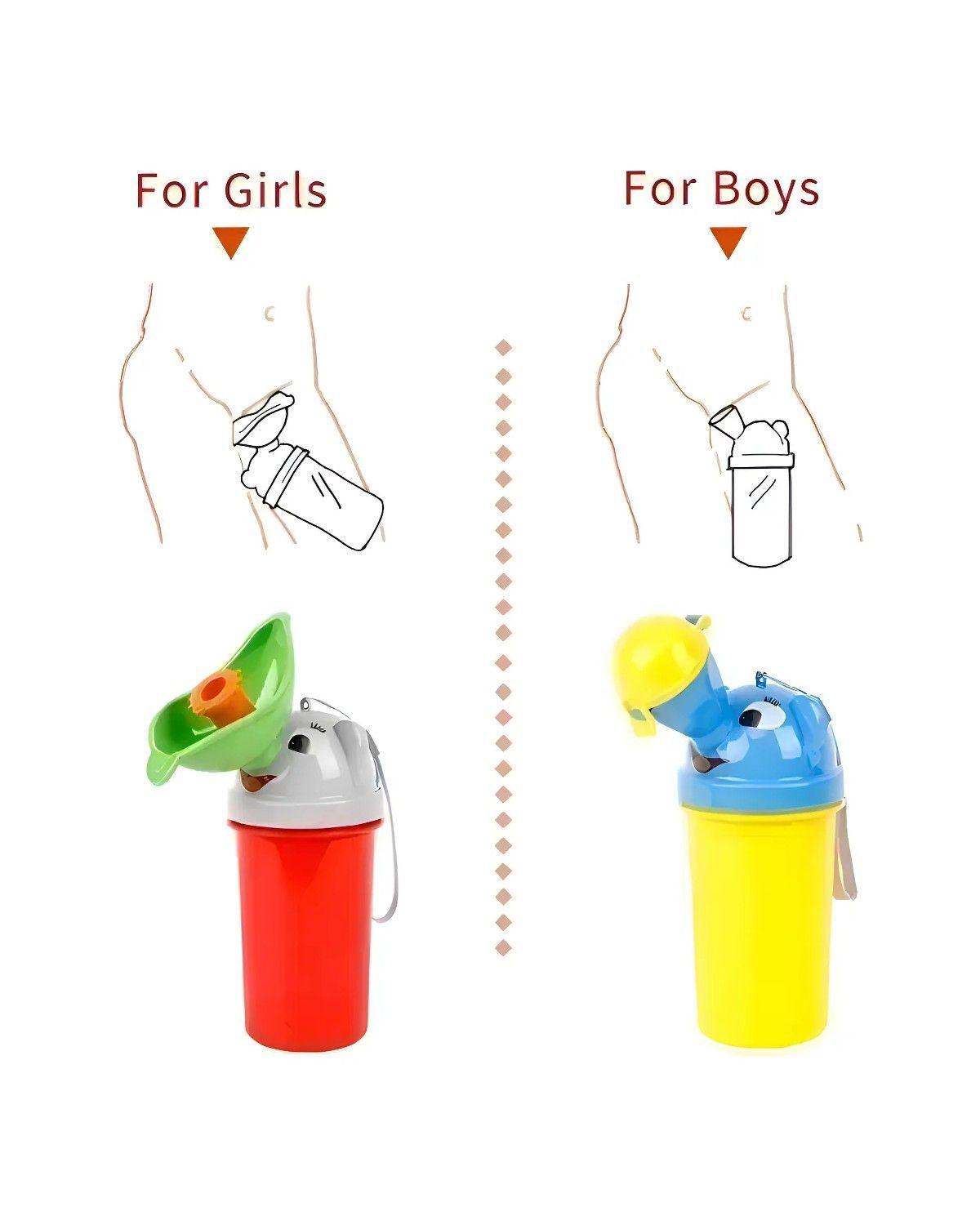 Urinario Infantil Portátil Niños Niñas Ideal Viajes Salidas Color Niña-4