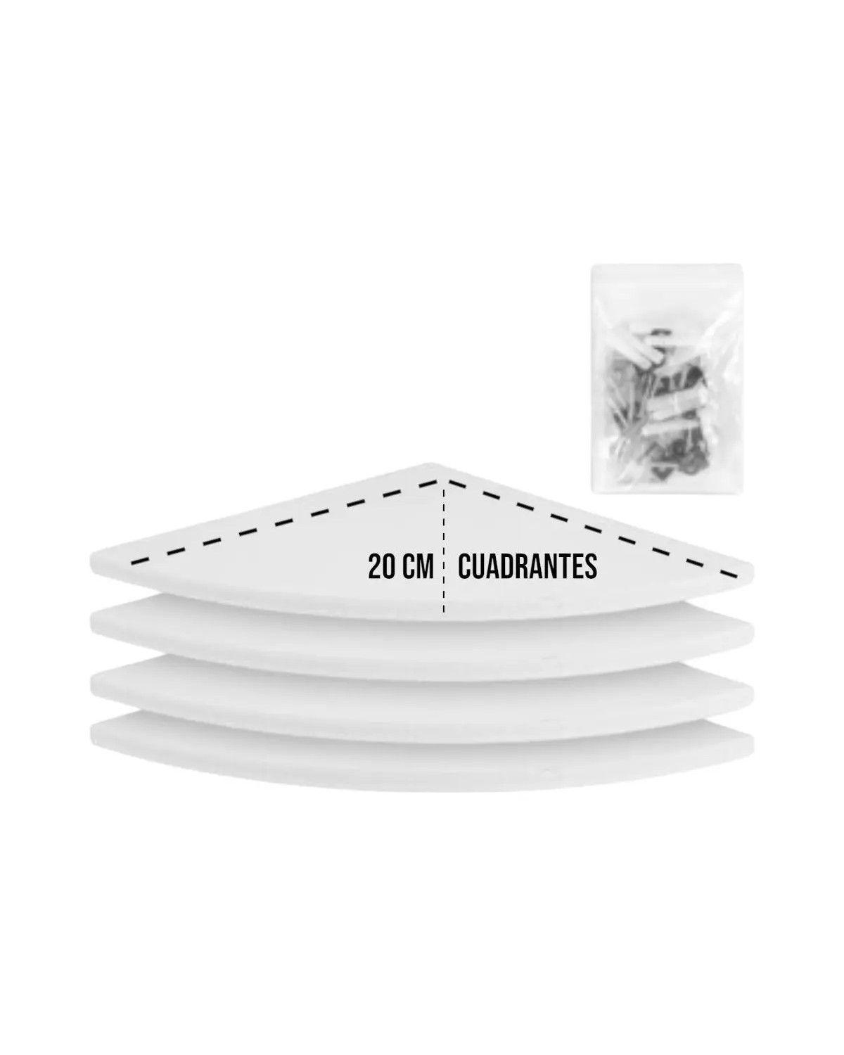 Esquinero Flotante De 4 Niveles Decorativo Multifuncional-3