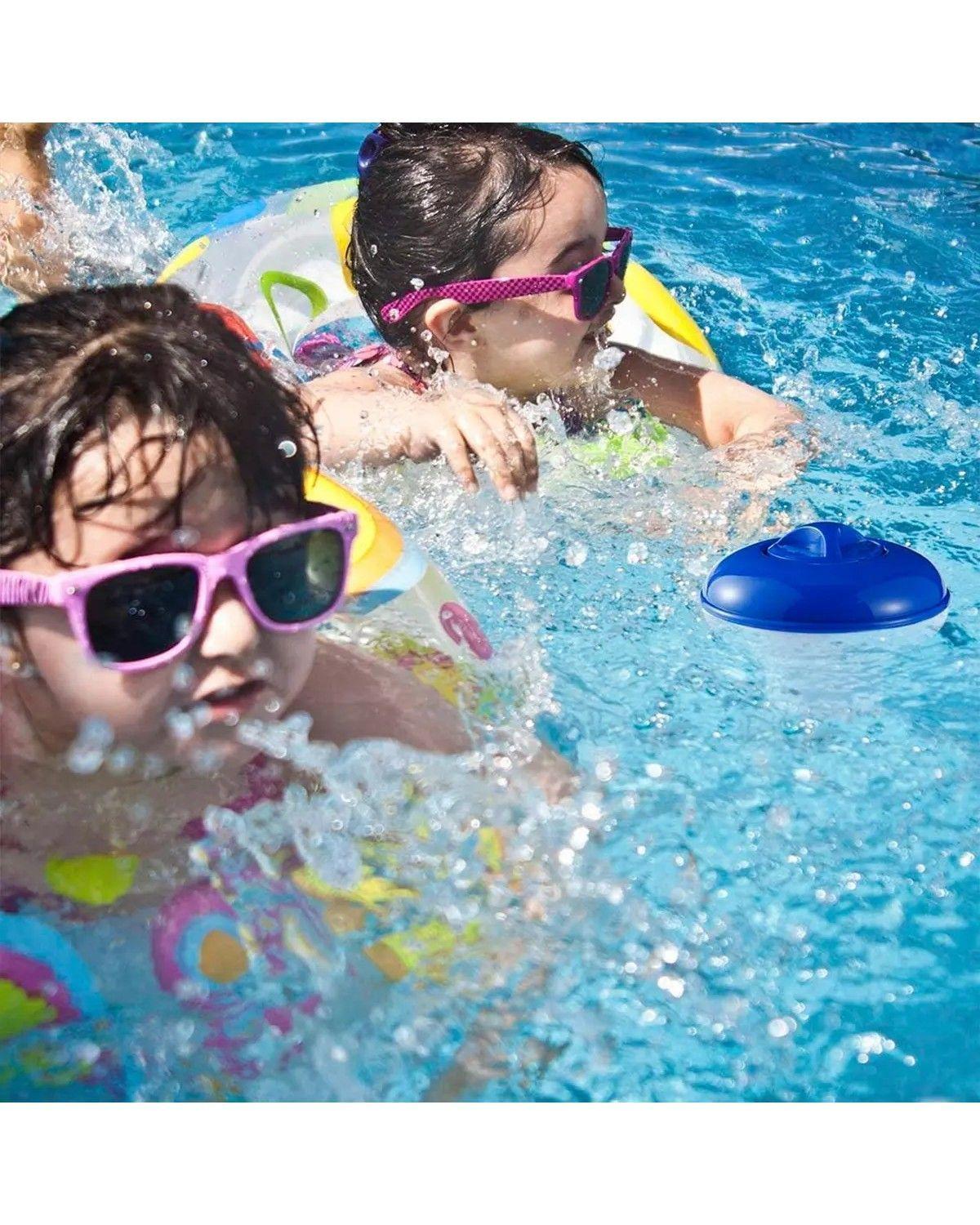 Dispensador Dosificador Cloro Flotante Para Piscinas Blanco-2