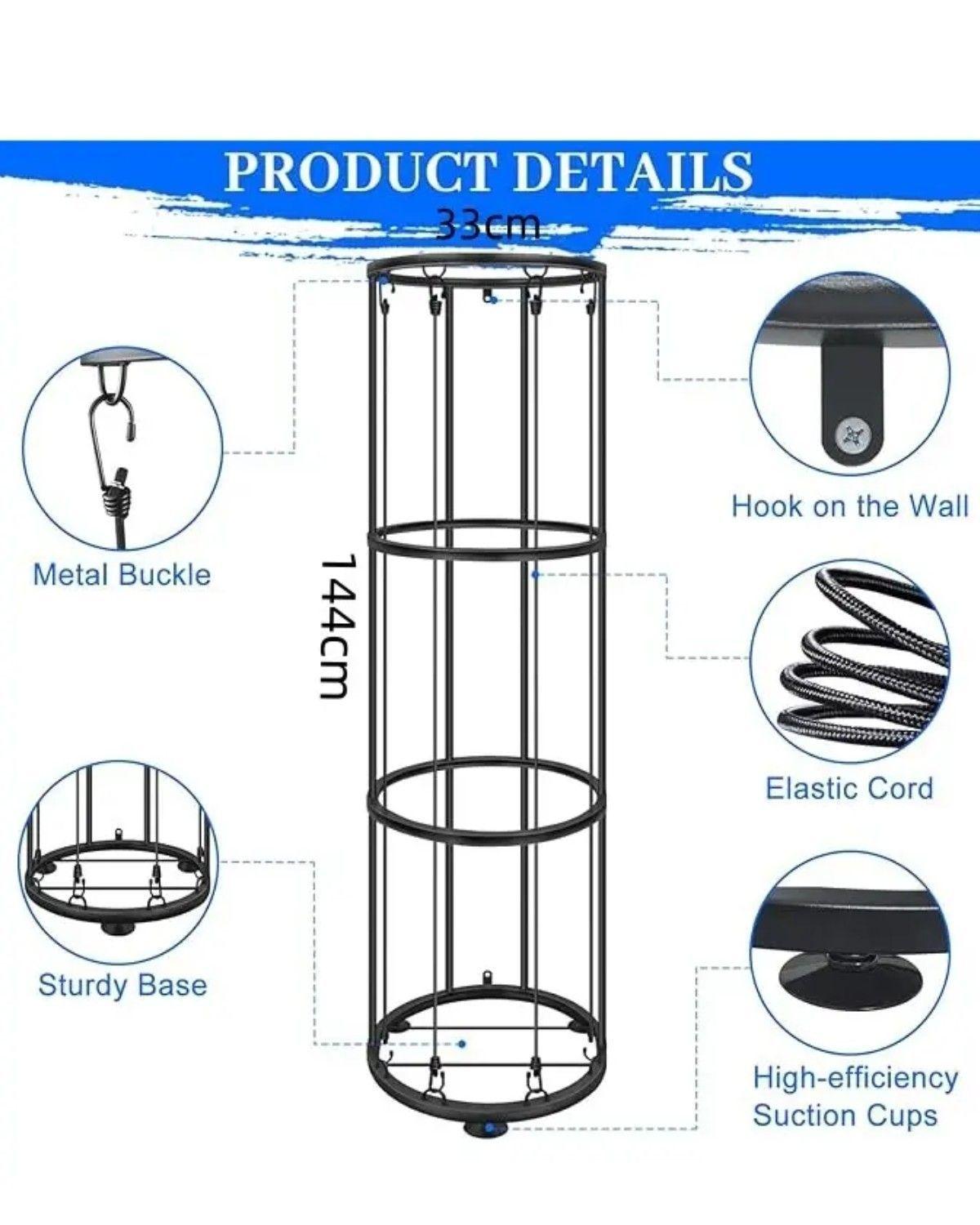 Estantería Vertical De 3 Pisos Para Guardar Juguetes De Bola-2