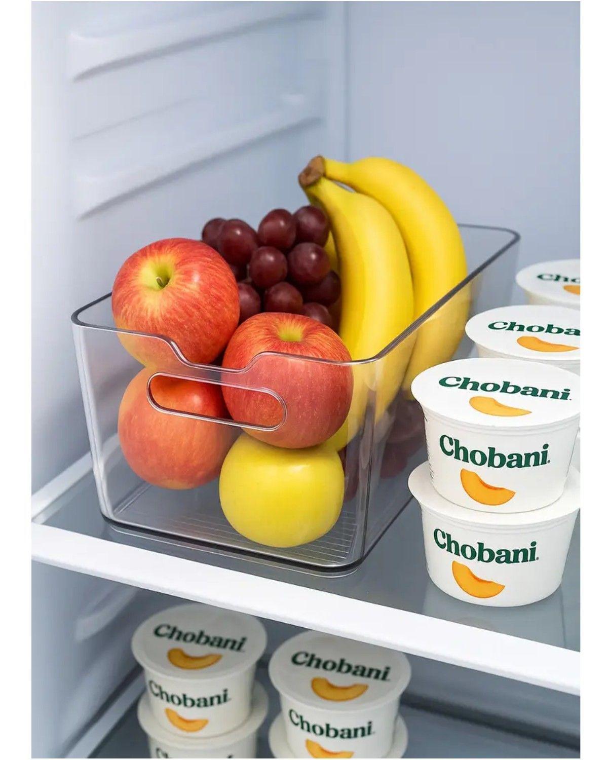 Organizador para Refrigerador de Acrílico Transparente, Pack de 4-2