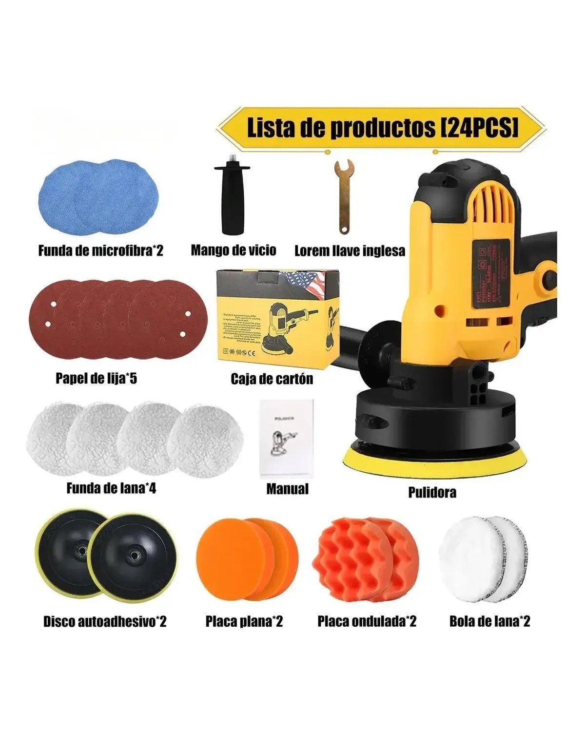 Máquina Para Pulir Pulidora Para Auto Lijadora Pulidora Auto-3