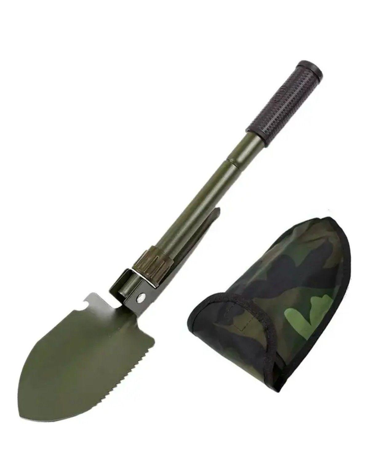 Pala Plegable Tactica Multifuncional Camping Portatil-0