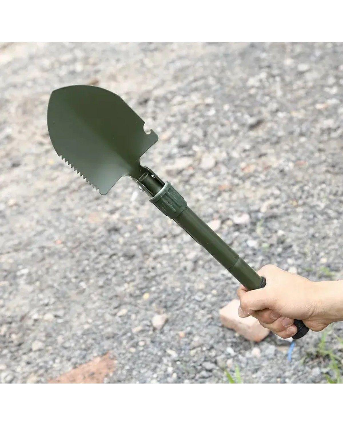 Pala Plegable Tactica Multifuncional Camping Portatil-3