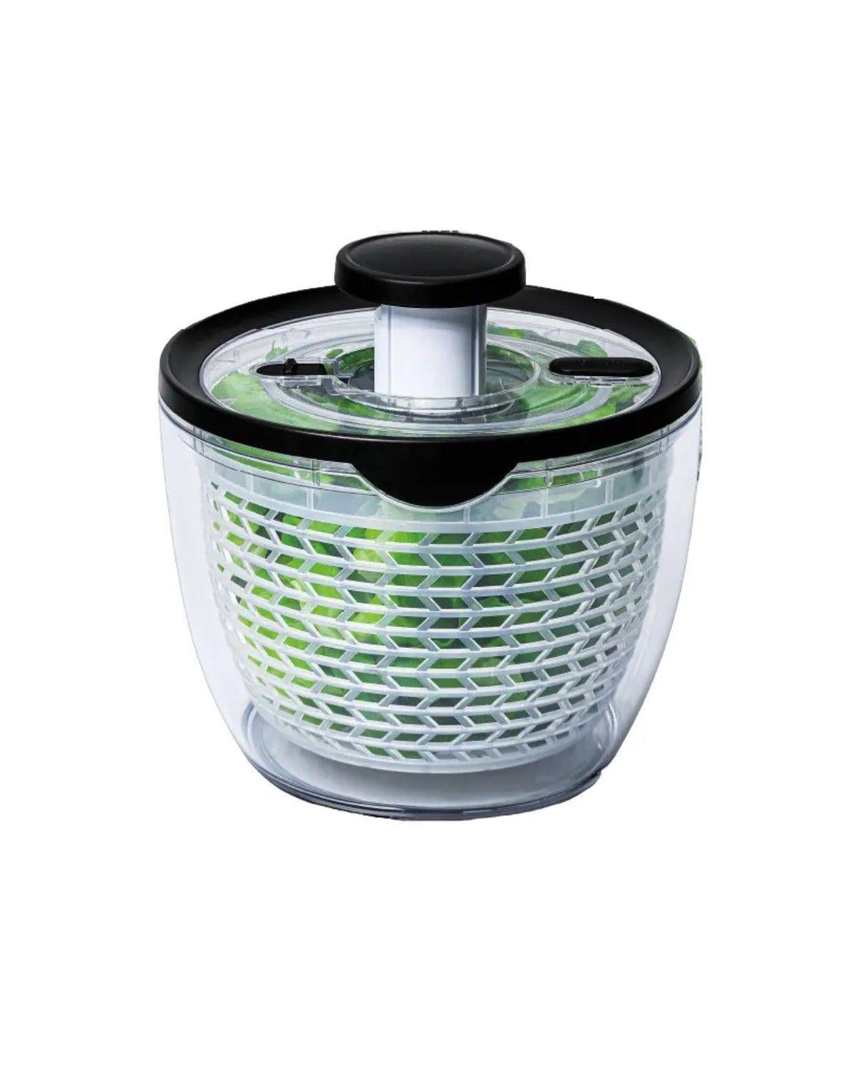 Centrifuga Escurridor Ensaladas 5L Plástico Negro-0