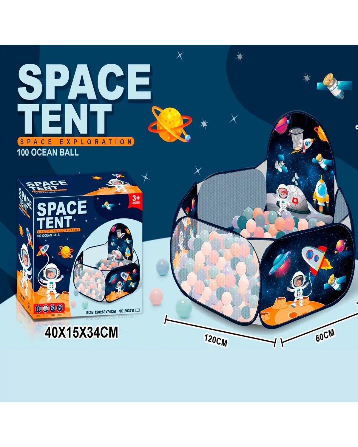 Tienda Piscina 100 Pelotas Alberca 120cm Espacial Astronauta-2