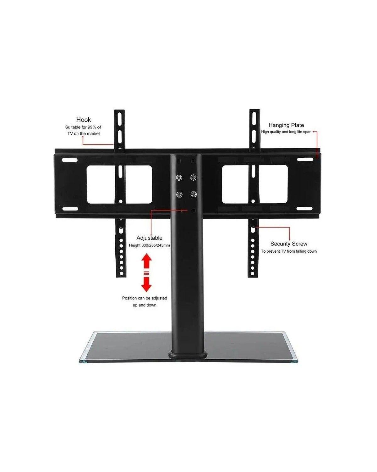 Soporte Universal Base Stand De Tv Móvil 37 A 55 / 225016 Color Negro-225016 A-2