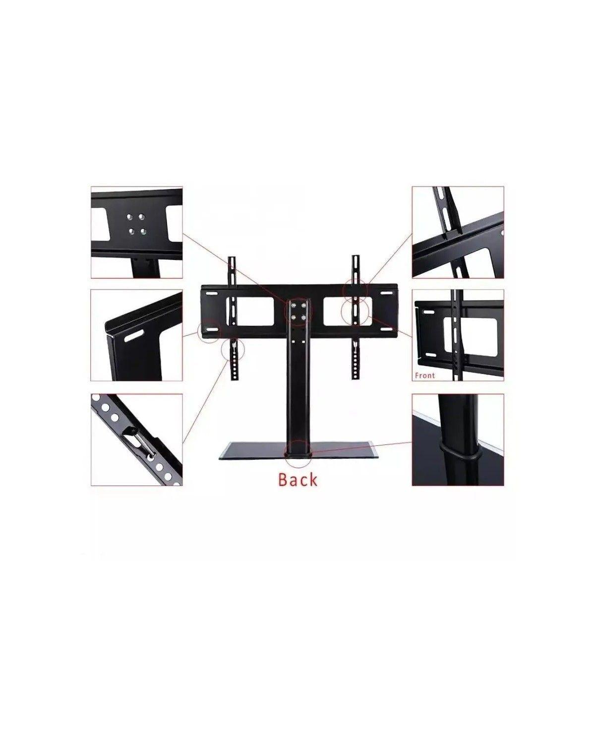 Soporte Universal Base Stand De Tv Móvil 37 A 55 / 225016 Color Negro-225016 A-3