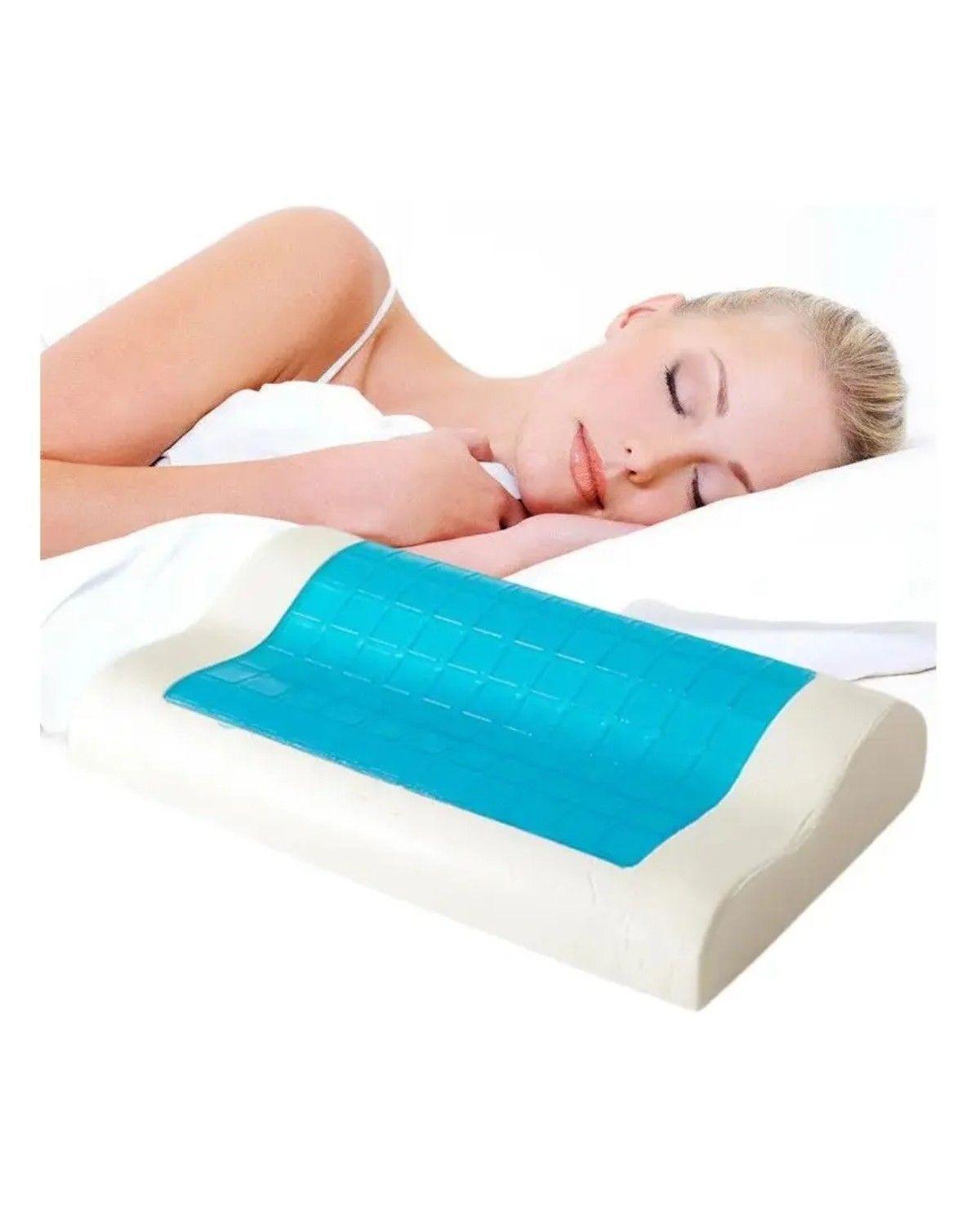 Almohada Cervical Memory Foam Gel Premium60cmx35cm-0