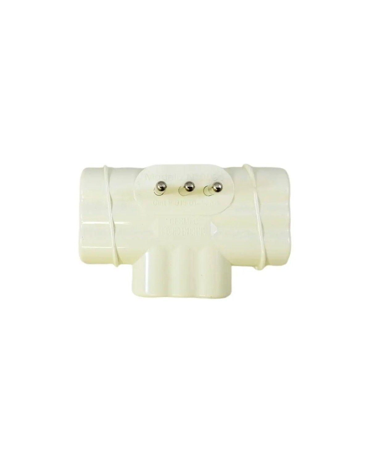 Enchufe Adaptador Triple Plano Europeo Protección Seguridad Niños-2