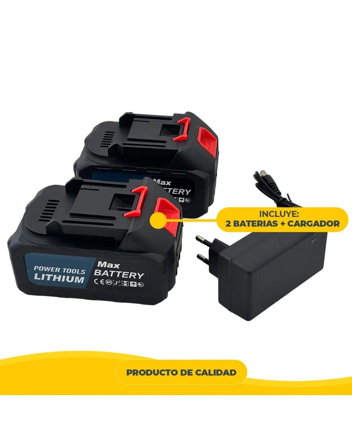 Soplador Turbina Inalámbrico 12v 240w Con 2 Baterías-2