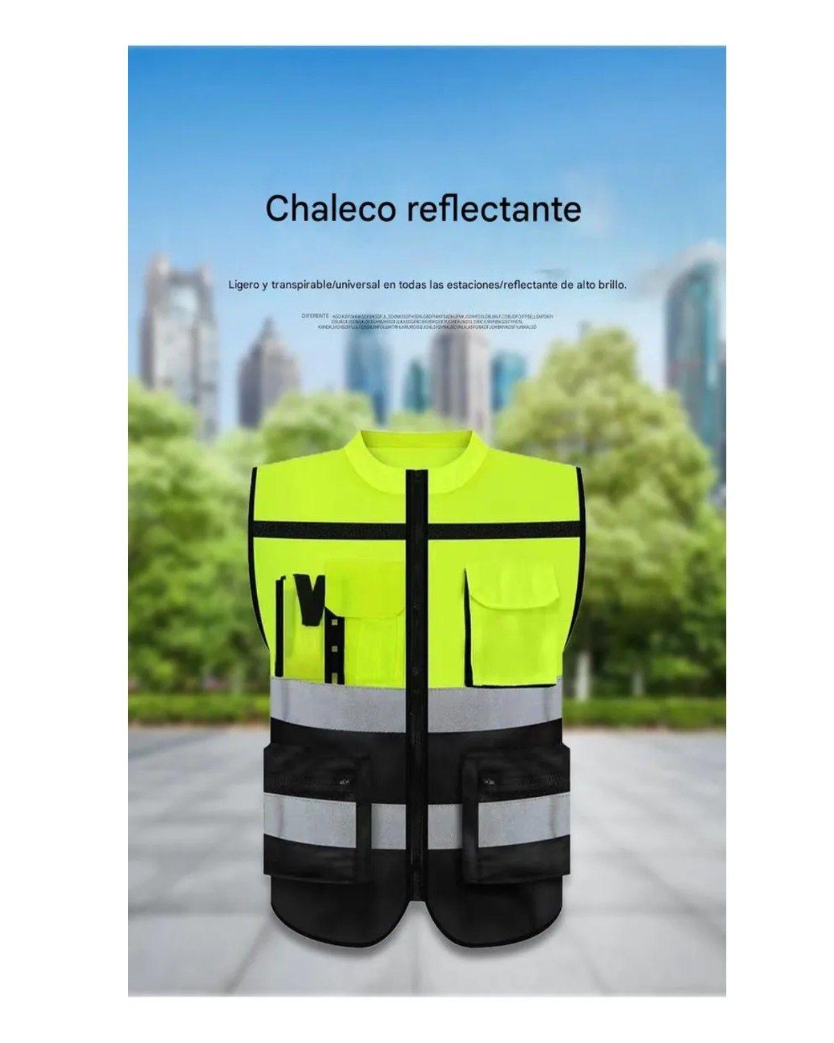 Chaleco Geólogo Ingeniero Reflectante Bolsillos Premium-4