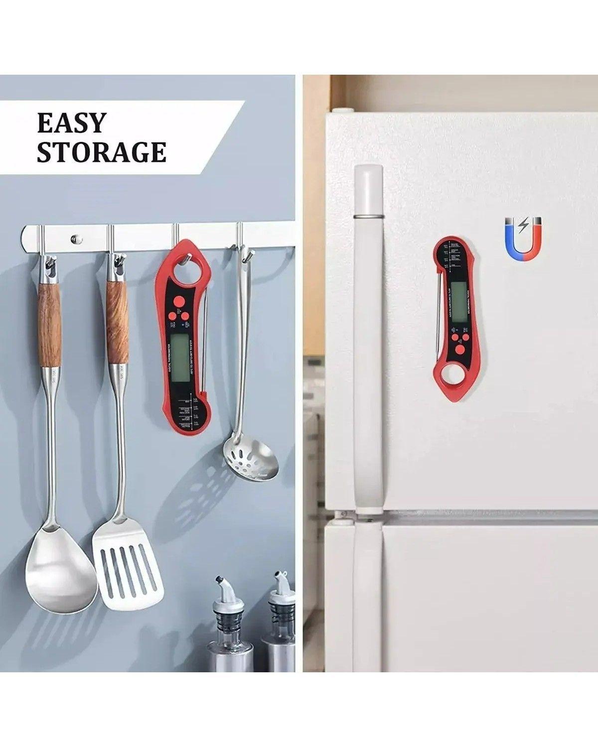 Termómetro Digital De Carne De Doble Sonda Con Alarma-4