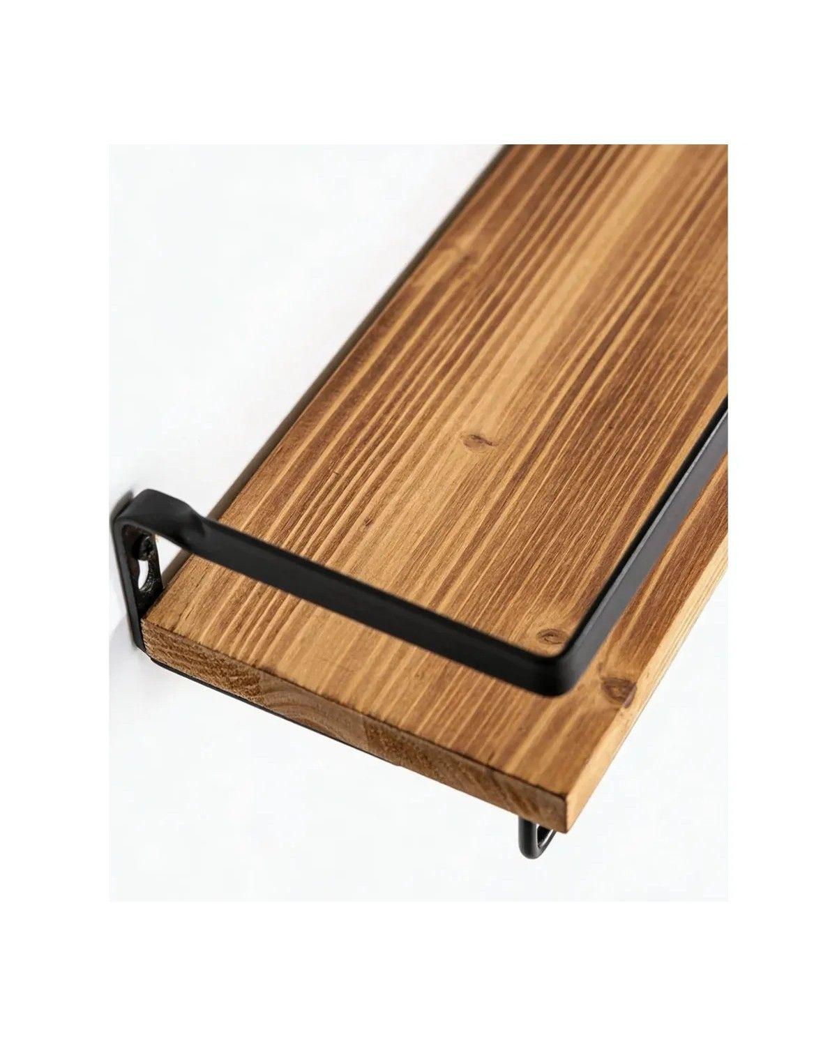 Repisas Flotantes De Madera Modernas-3