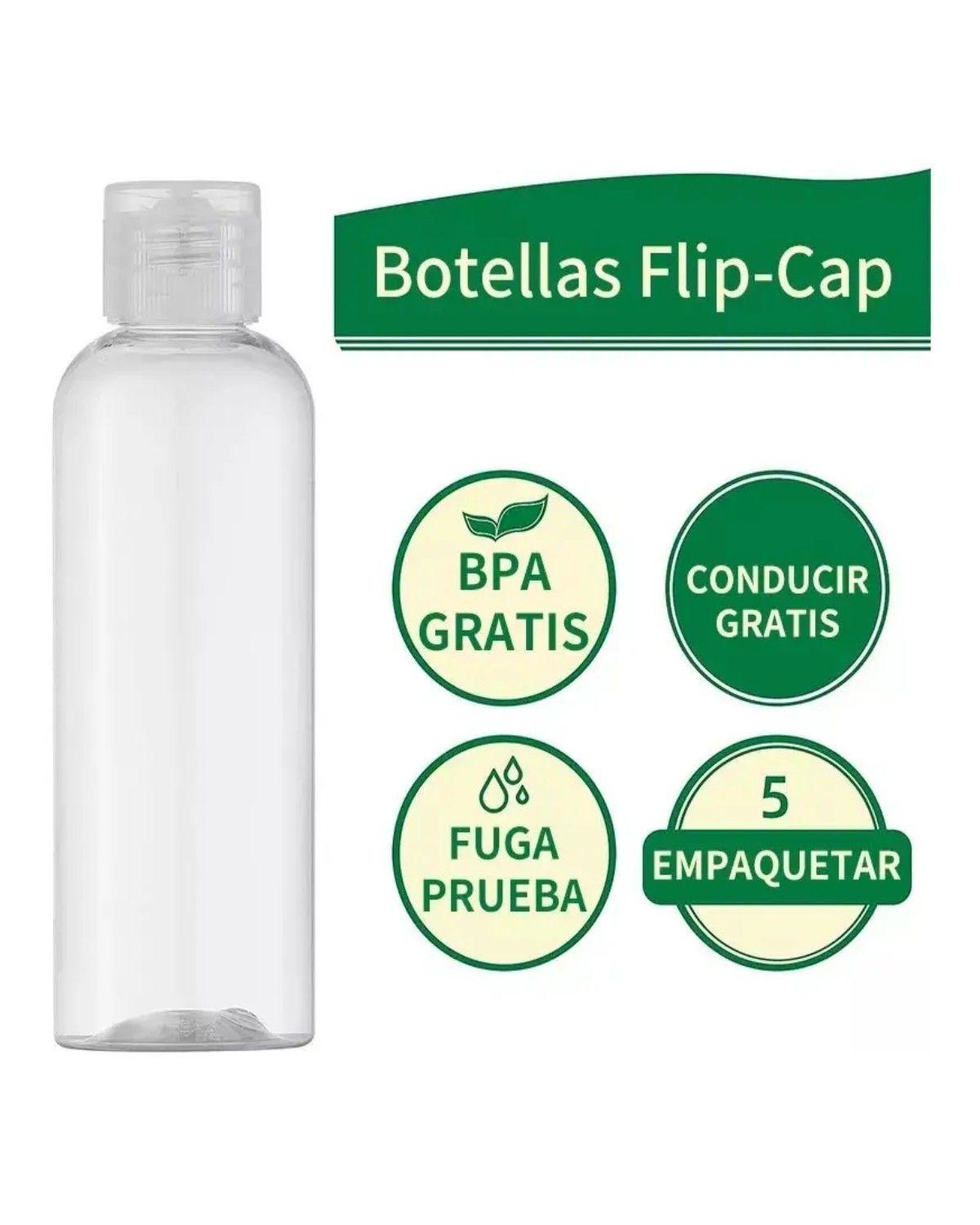 Set 12 Botella De Viaje Dispensadora 100 Ml Transparente-2