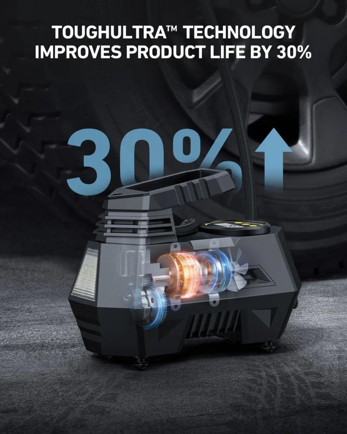 Compresor De Aire Calgary 12v Para Vehículos Negro-2