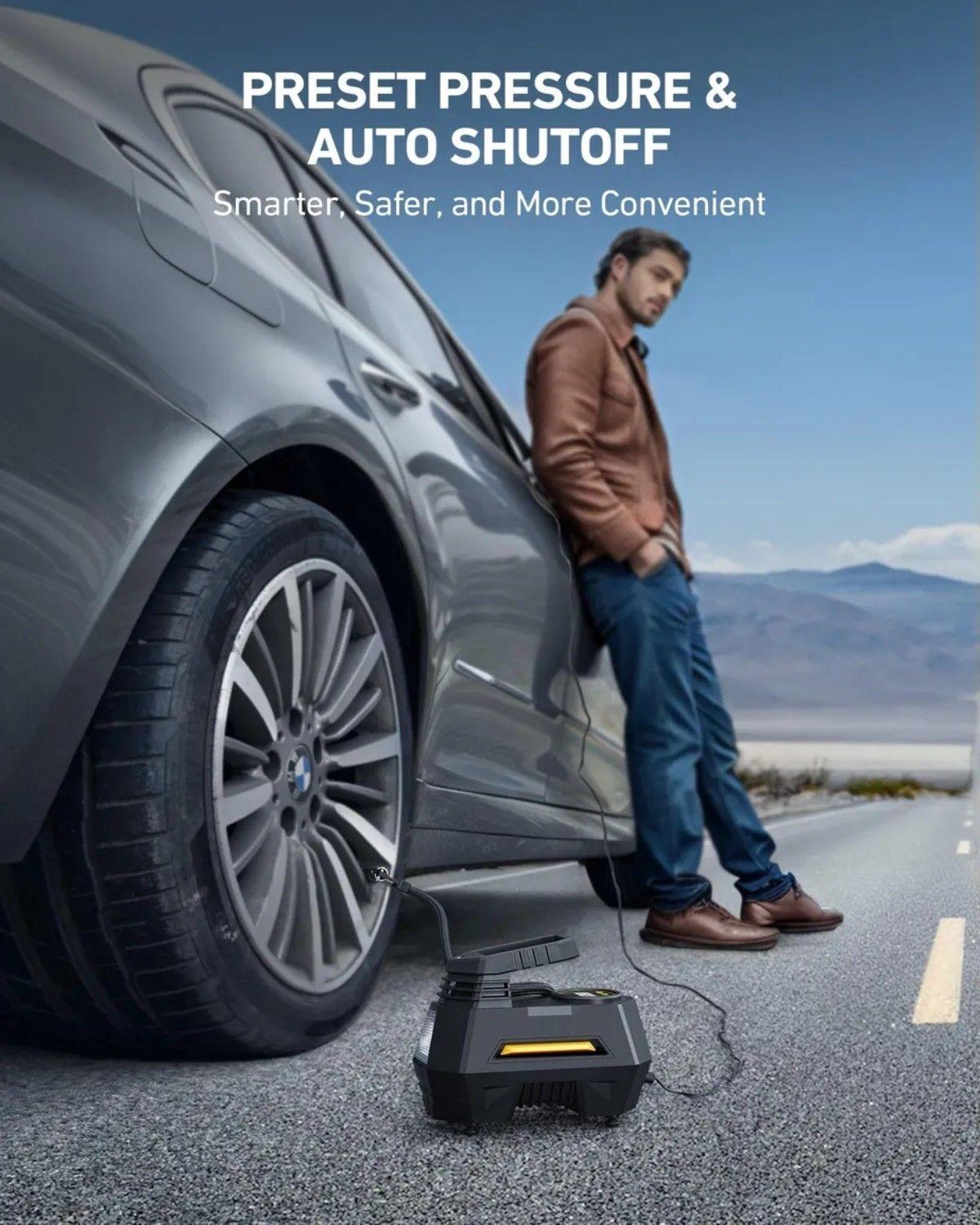 Compresor De Aire Calgary 12v Para Vehículos Negro-3