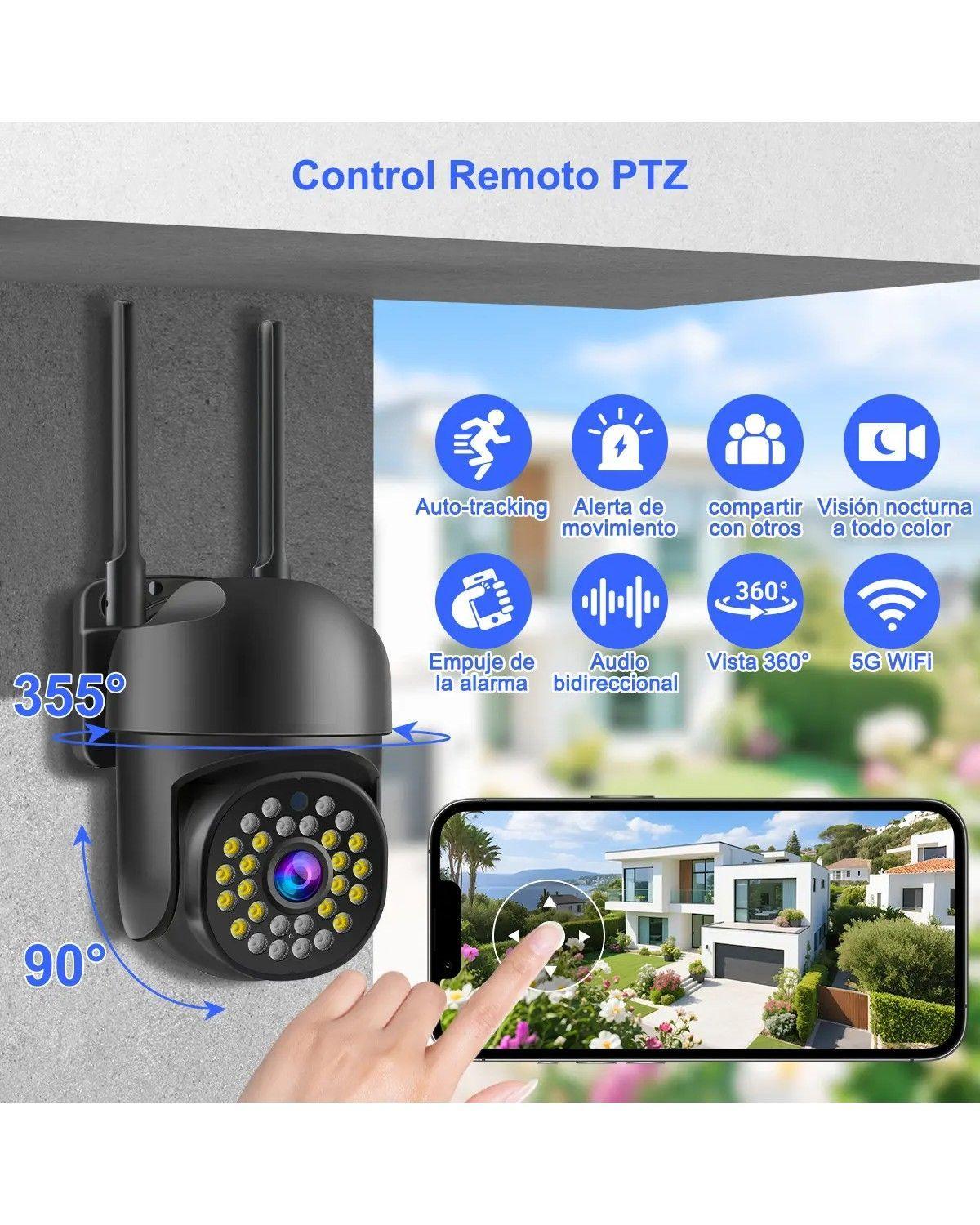5g Cámaras De Seguridad Con Led Alarma Wifi6-2