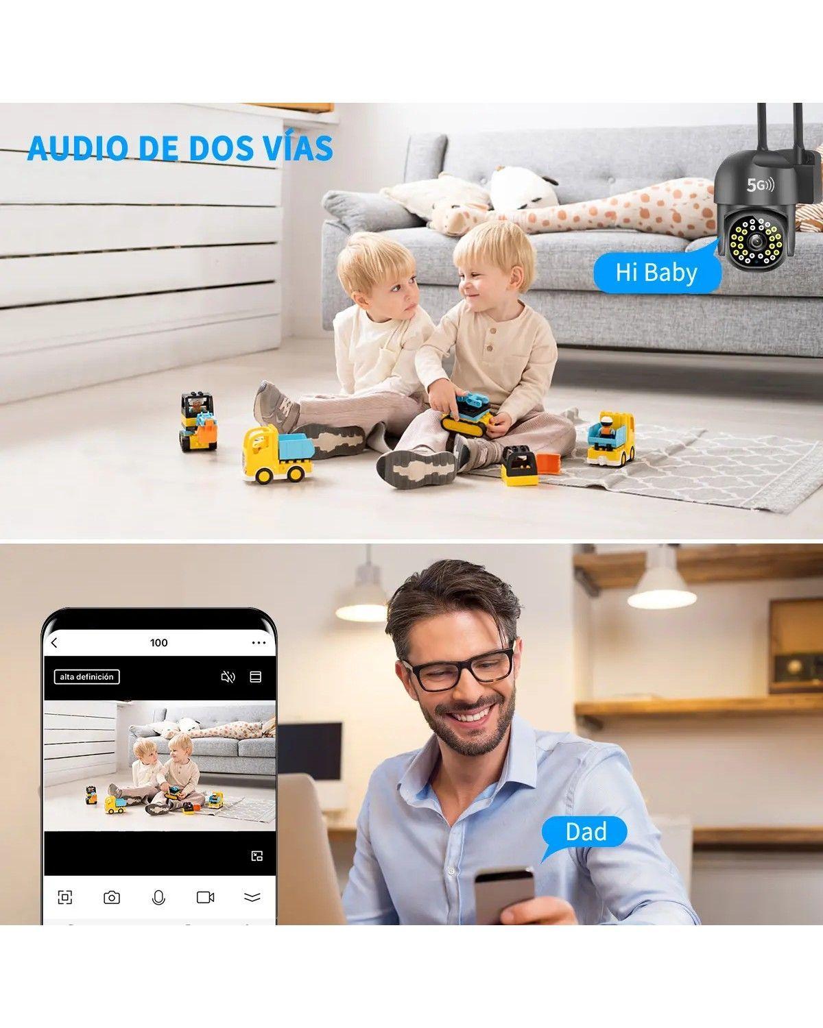 5g Cámaras De Seguridad Con Led Alarma Wifi6-4