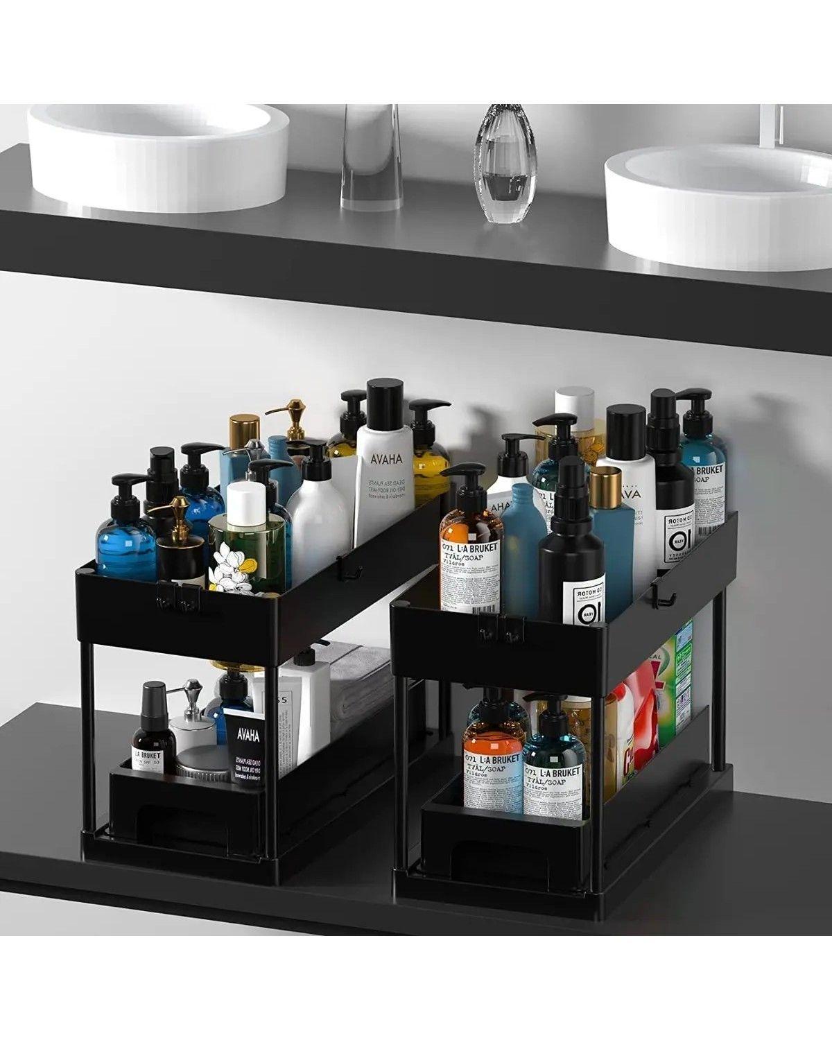 Organizador De Baño Cocina Lavaplatos Deslizante Simple-2