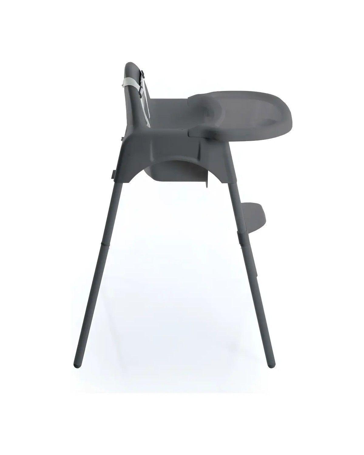 Silla de comedor compacta gris de hasta 15 kg-4