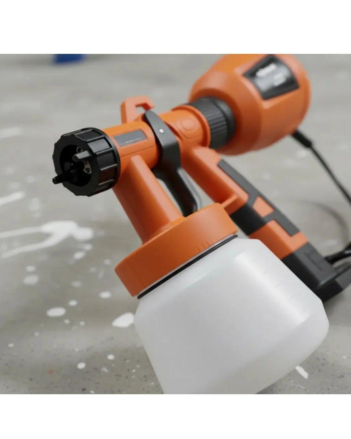 Pistola Para Pintar 350w 220v Color Naranjo-2