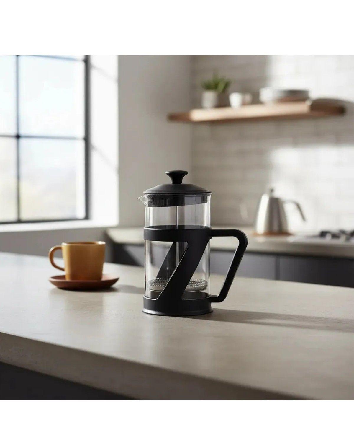 Cafetera Prensa Francesa 350ml Te Infusion Vidrio Filtro-2