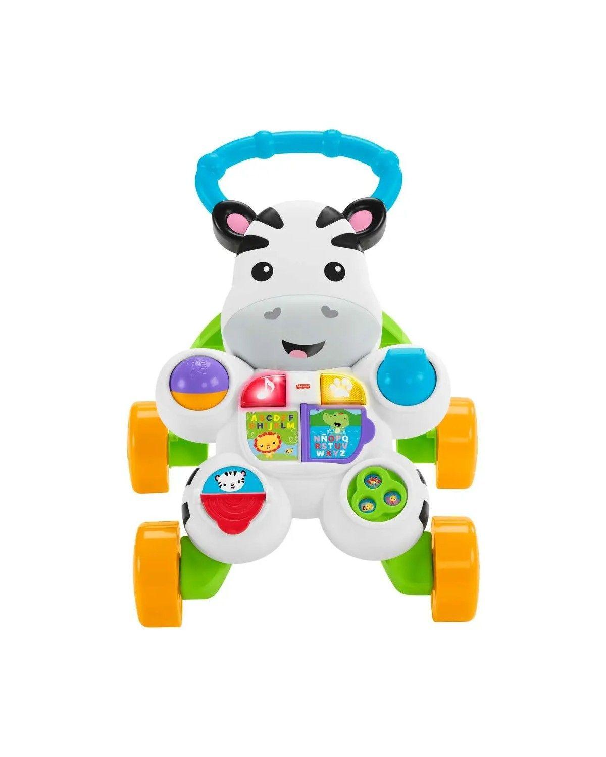 Andadera Para Bebés Cebra De Aprendizaje Blanco-2