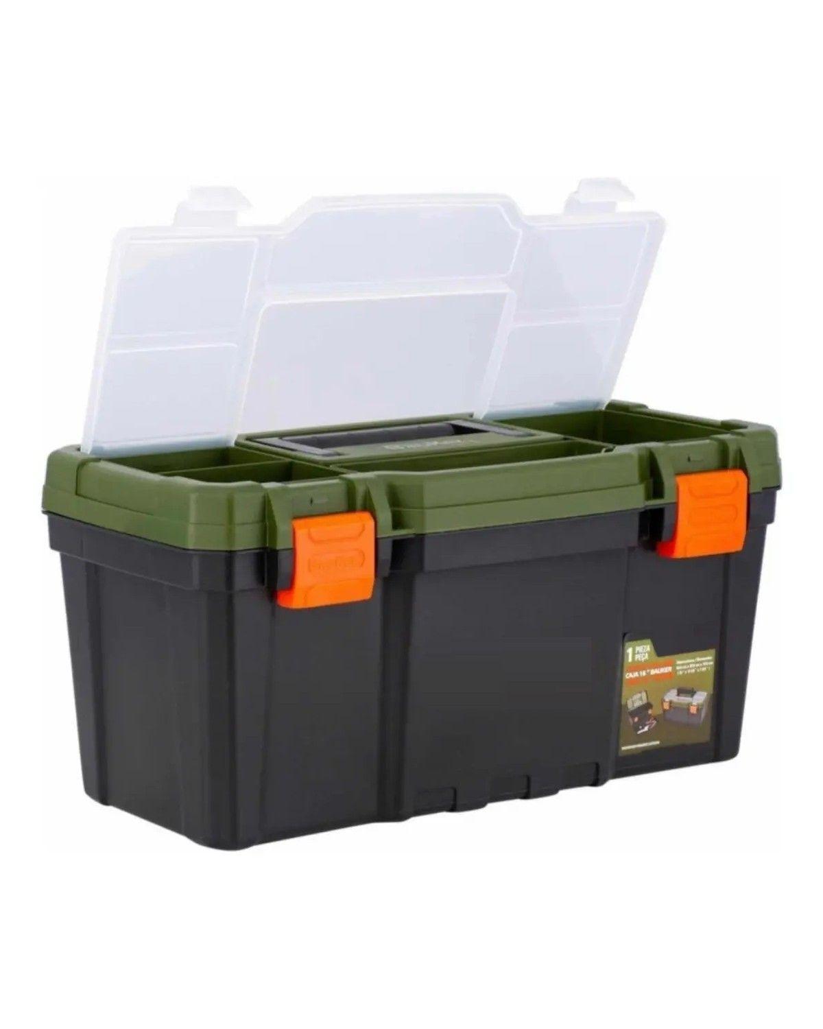 Caja De Herramientas 16 Color Verde oscuro-2