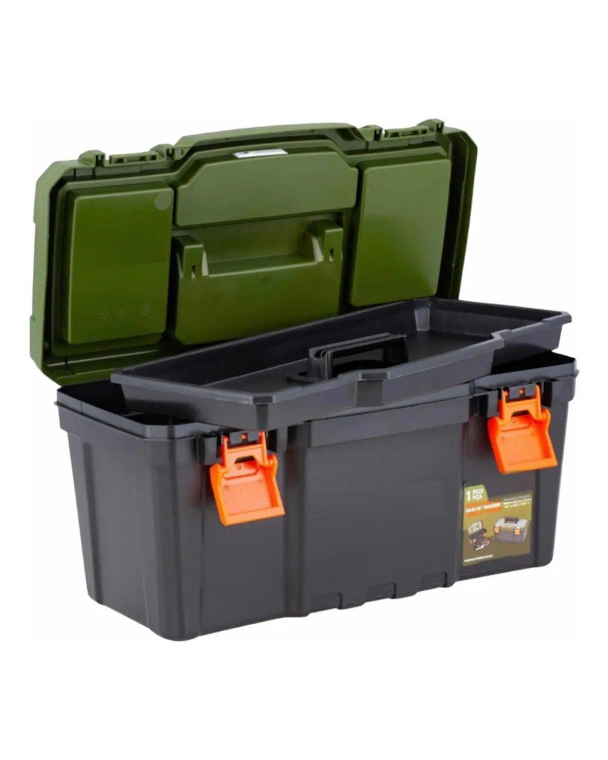 Caja De Herramientas 16 Color Verde oscuro-3