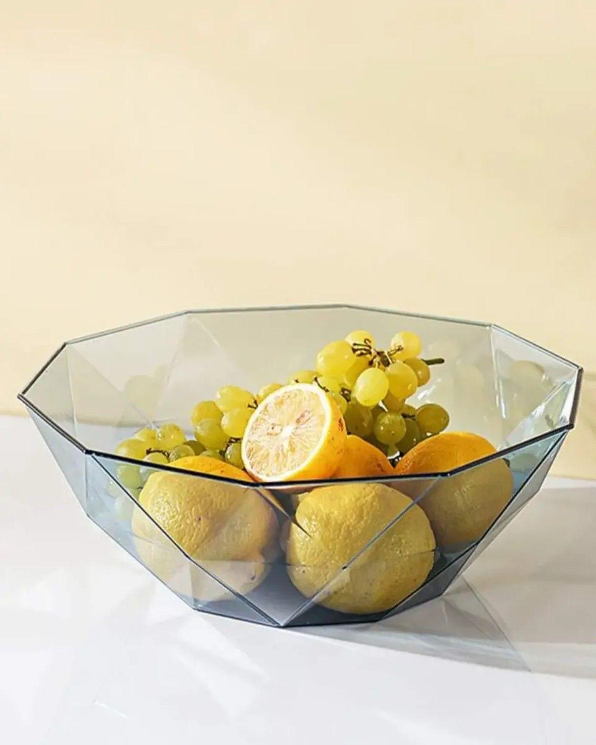 Ensaladera Bowl Acrílico Transparente Menaje Ensaladas 25cm-4