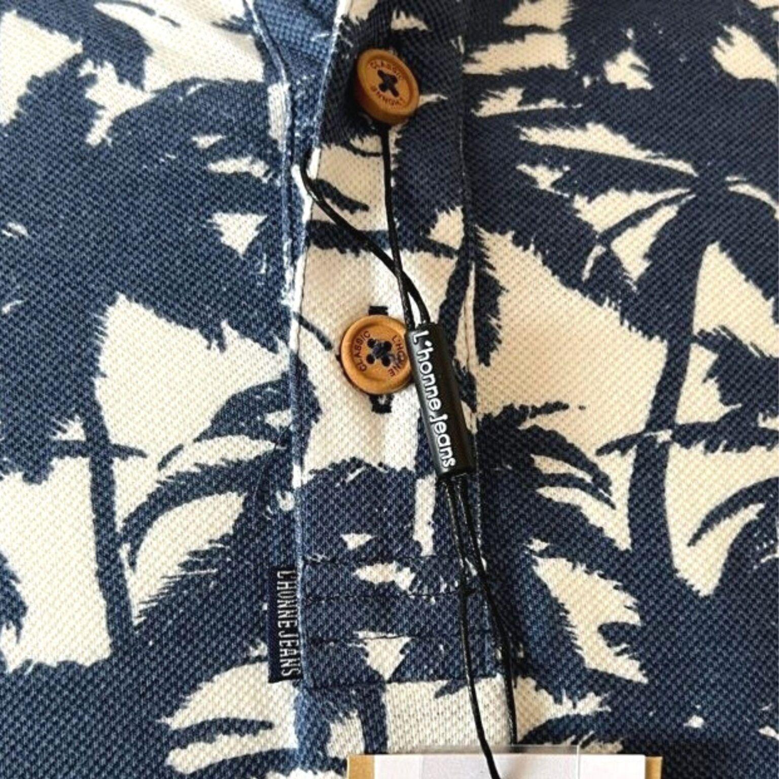 Polera Palms Verde musgo con negro-3