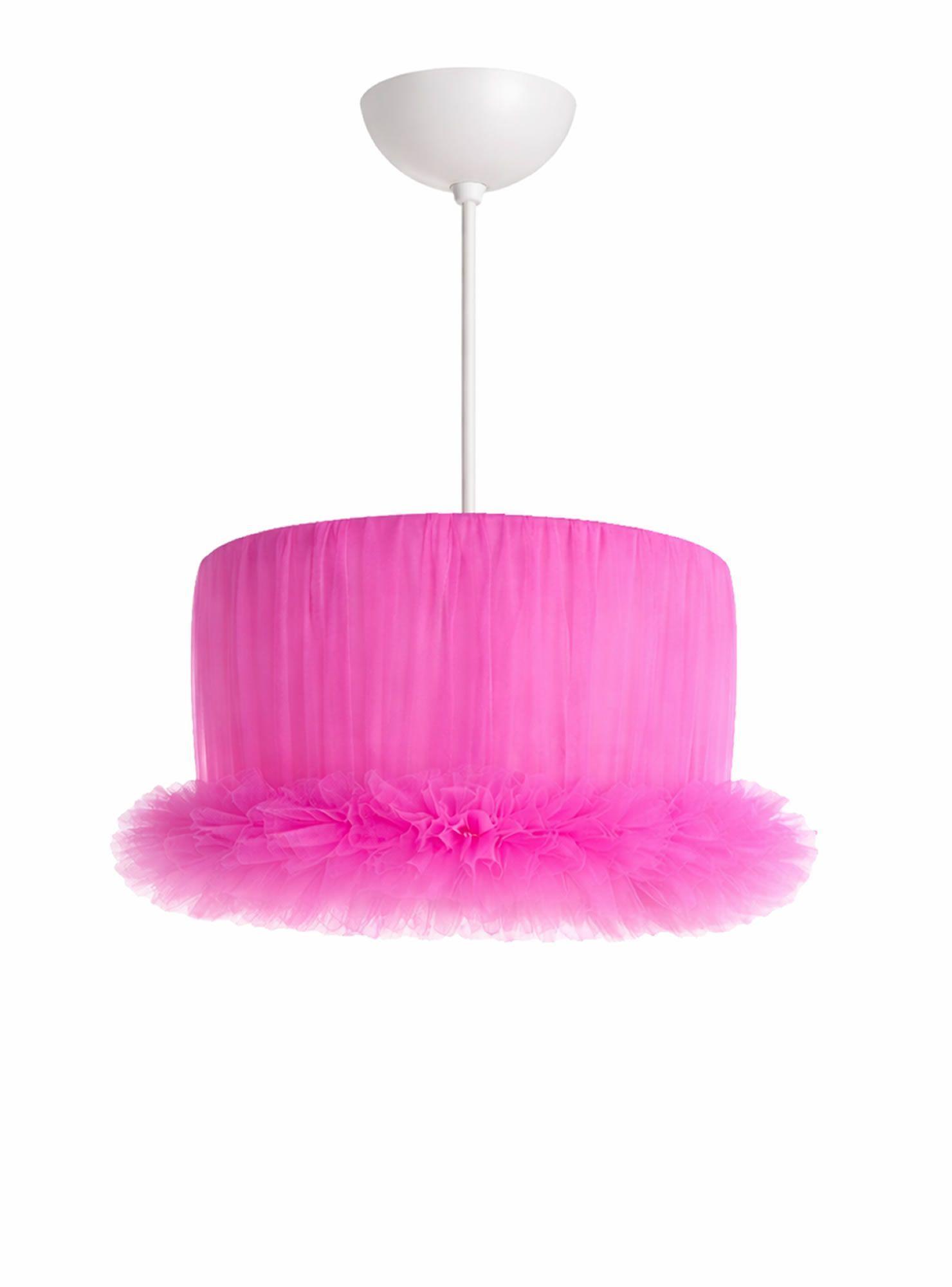 Lampara Colgante Infantil Cisne Fuxia-0