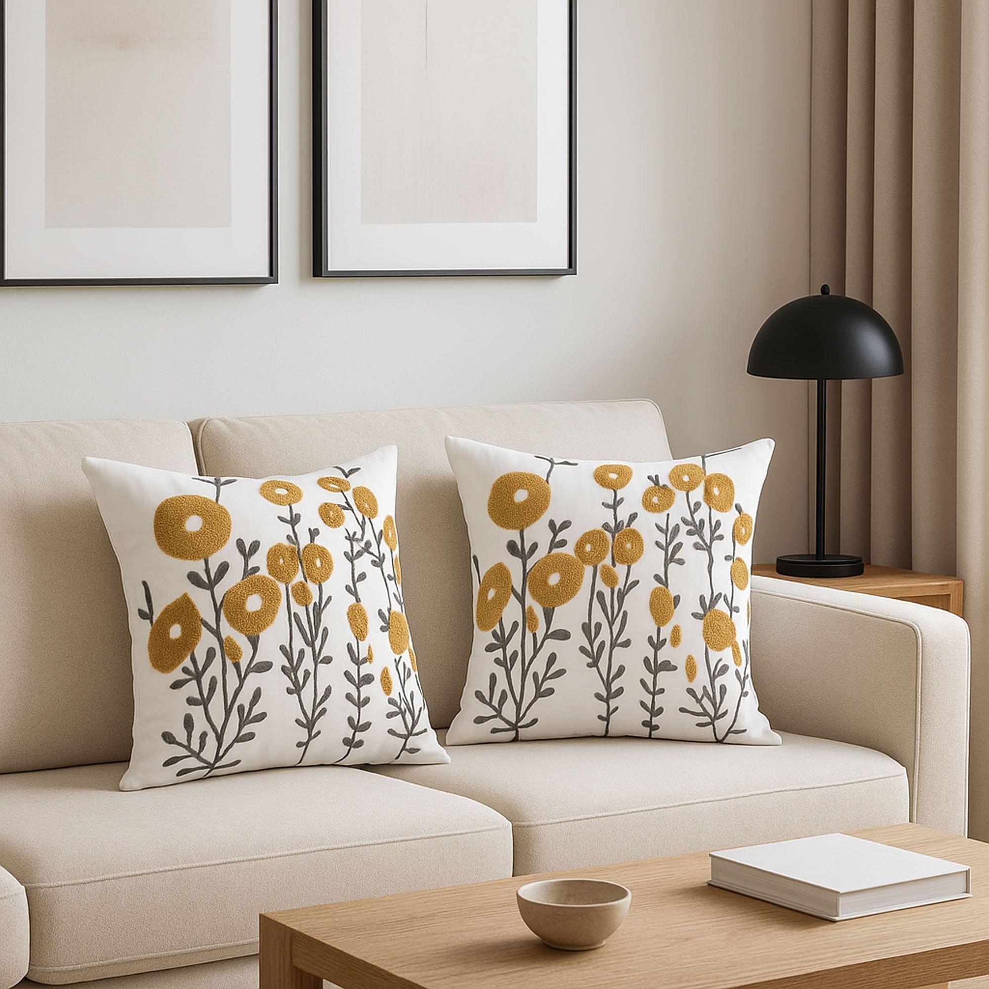 2 Fundas Cojin Bordado - Rallito de Sol-3