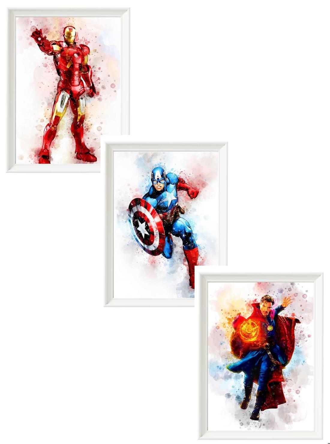 Set de Cuadros Infantiles Marvel -0